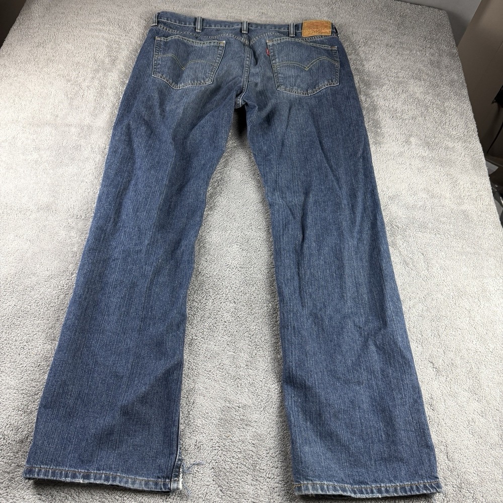 Levis‎ 559 Relaxed Straight Fit Jeans Mens 38x34 Blue Medium Wash Mid Rise - Picture 13 of 16